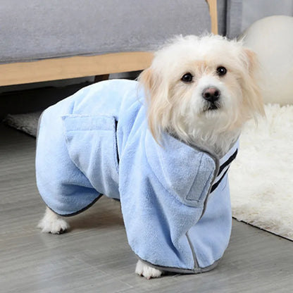 Bata de Baño Secado Rápido para Mascotas