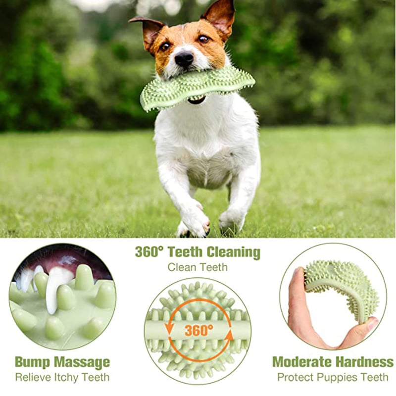 Pelota de Juguete para Perros Resistente a Mordidas para Masticación Interactiva