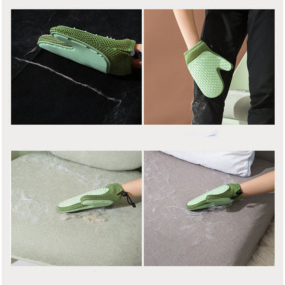 Guantes de Masaje de Silicona y Cepillos para Eliminación de Pelo de Mascotas