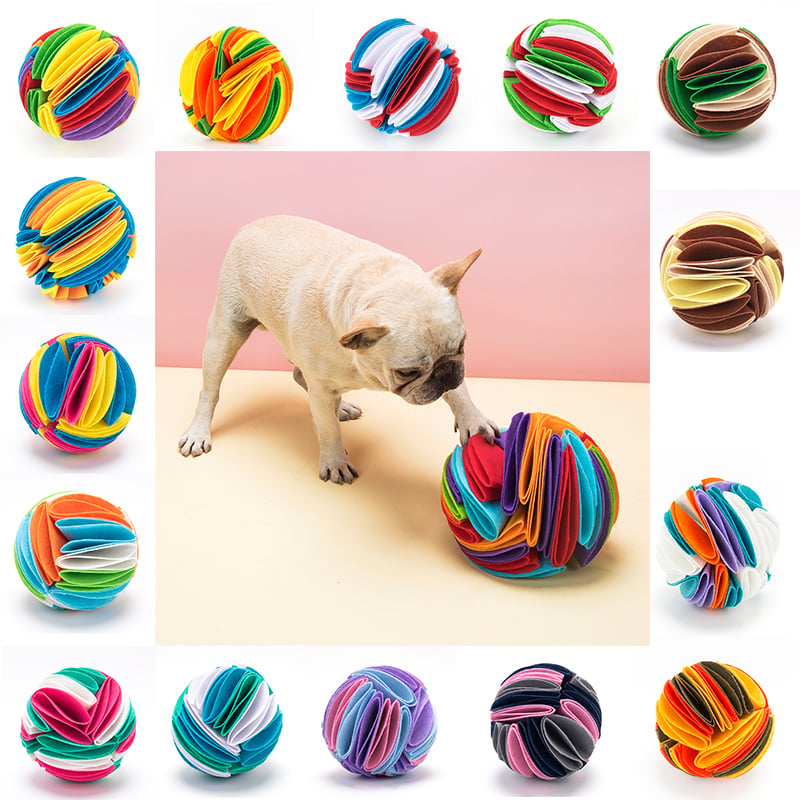 Bola Esnifadora Plegable para Perros para Juegos de Entrenamiento de IQ