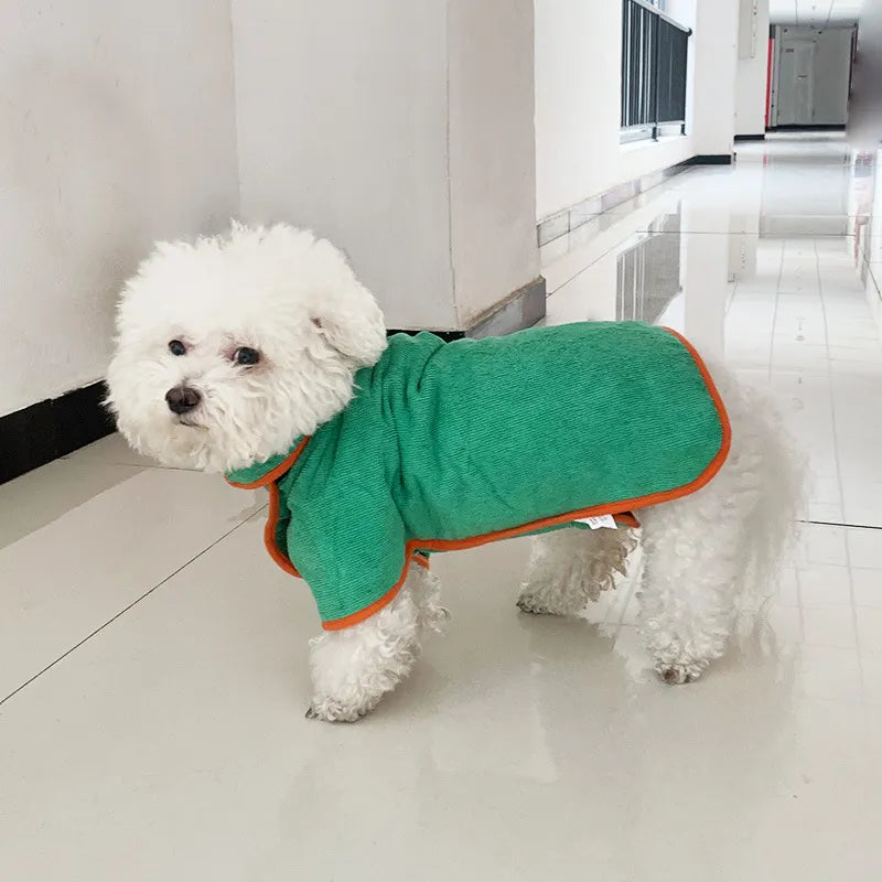 Bata de Baño Secado Rápido para Mascotas