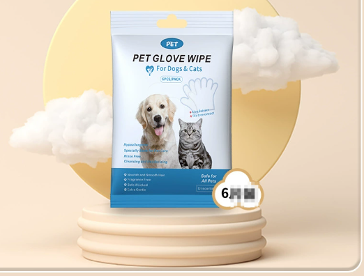 Guantes y Toallitas para Limpieza de Mascotas