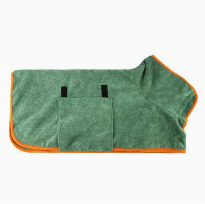 Bata de Baño Secado Rápido para Mascotas