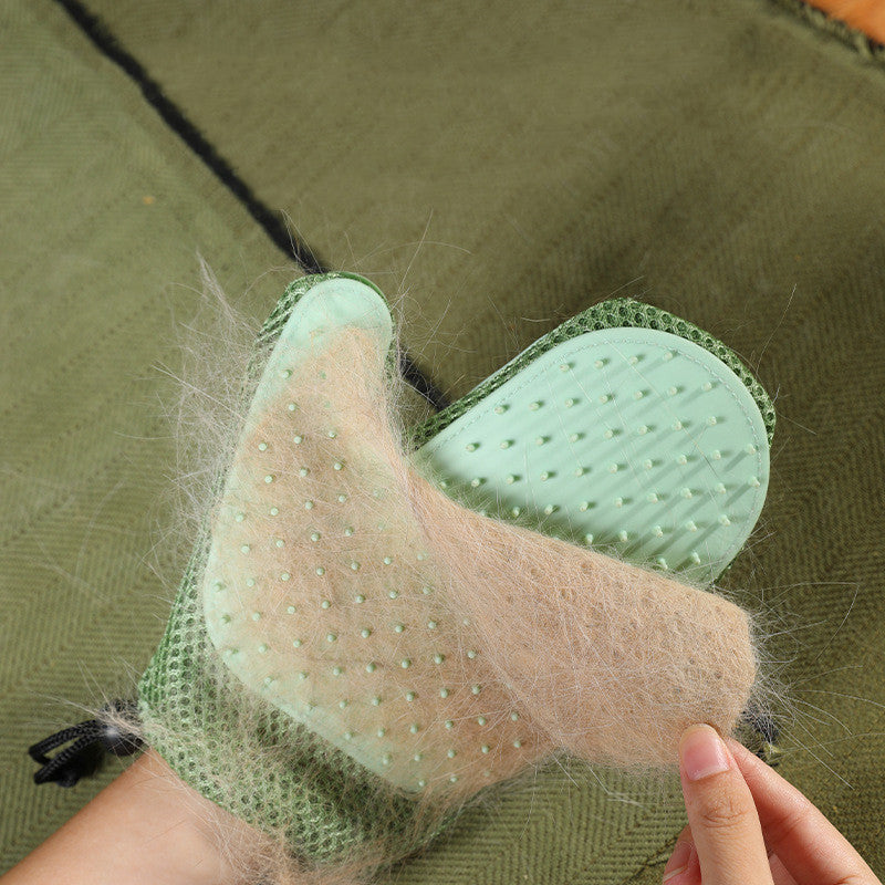 Guantes de Masaje de Silicona y Cepillos para Eliminación de Pelo de Mascotas