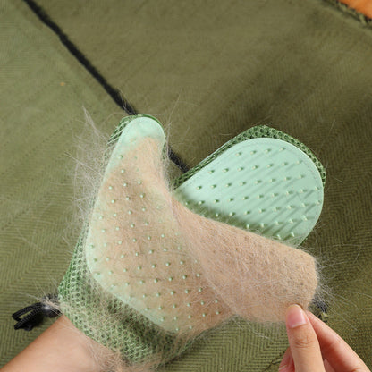 Guantes de Masaje de Silicona y Cepillos para Eliminación de Pelo de Mascotas